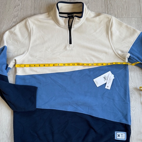 Hurley ~ Mesa Windchill ~ 1/4 zip, pullover, fleece sweatshirt ~ BRAND NEW! sz L - Picture 7 of 10